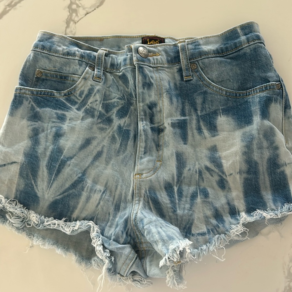 Women’s shorts, ombré blue